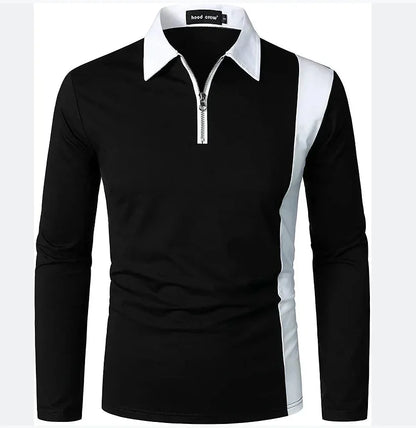 Men's Long Sleeve Polo Shirt Padrony Azenli